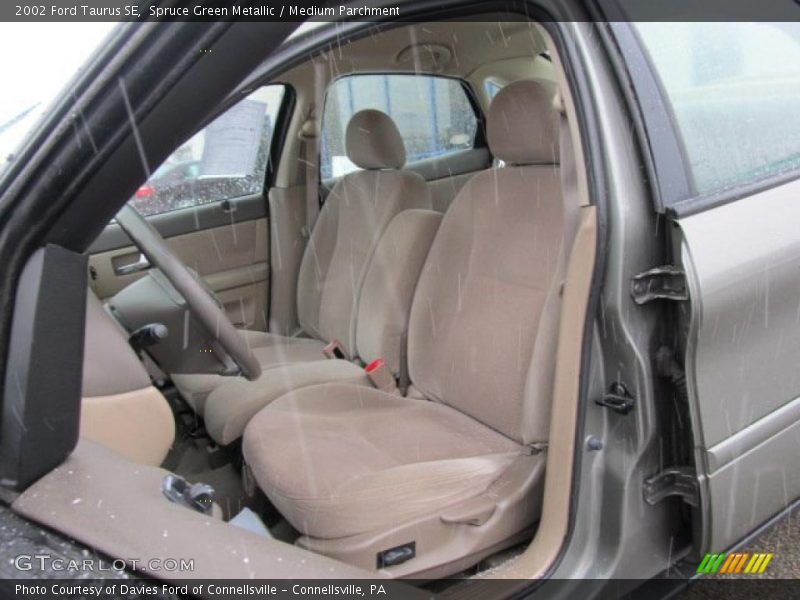 Spruce Green Metallic / Medium Parchment 2002 Ford Taurus SE
