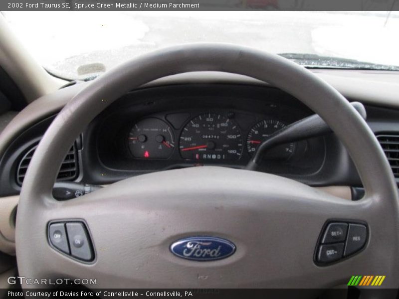 Spruce Green Metallic / Medium Parchment 2002 Ford Taurus SE