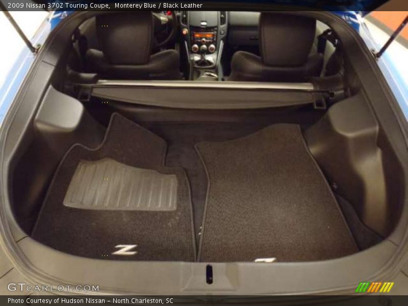 Monterey Blue / Black Leather 2009 Nissan 370Z Touring Coupe