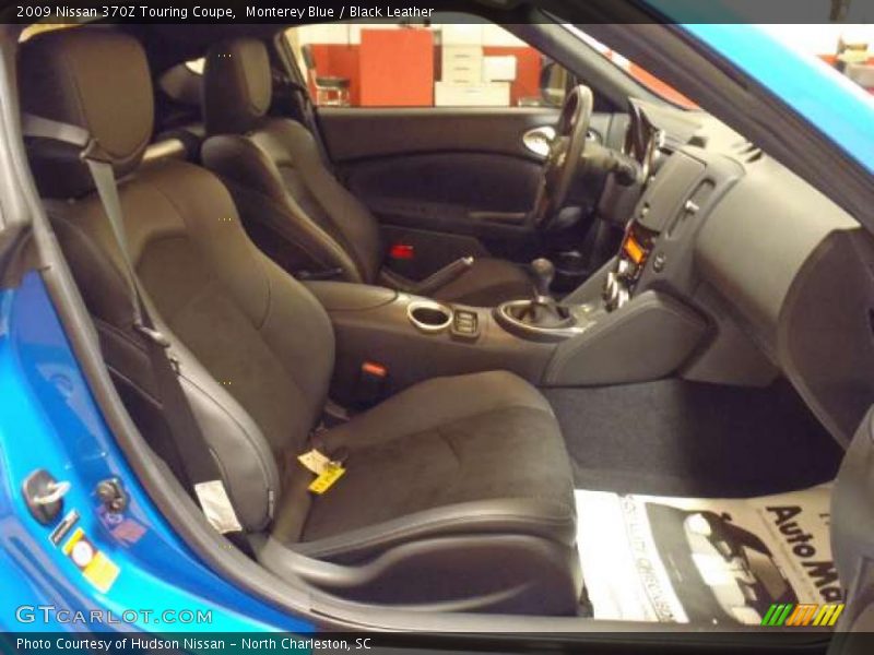 Monterey Blue / Black Leather 2009 Nissan 370Z Touring Coupe