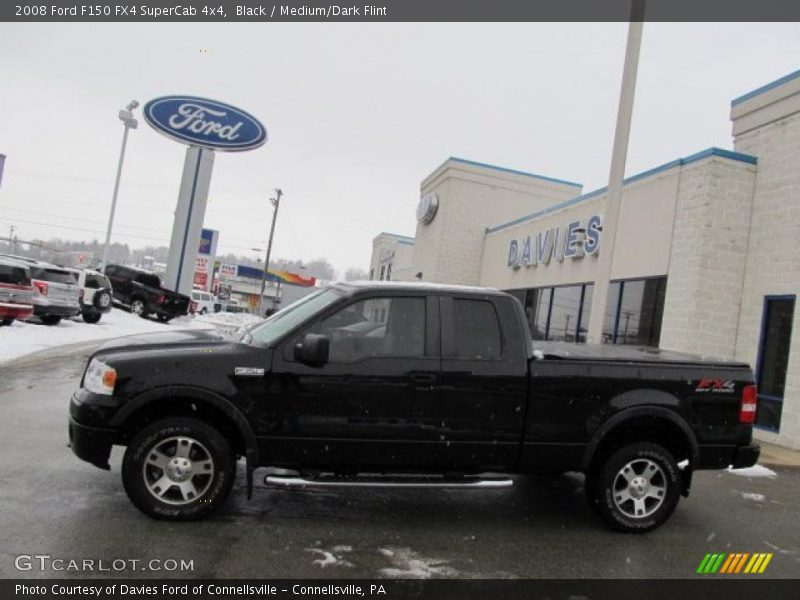 Black / Medium/Dark Flint 2008 Ford F150 FX4 SuperCab 4x4