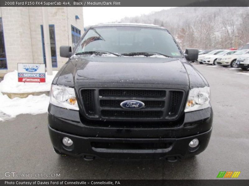 Black / Medium/Dark Flint 2008 Ford F150 FX4 SuperCab 4x4
