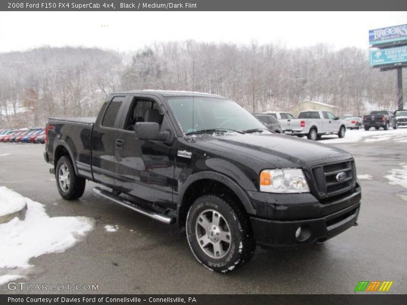 Black / Medium/Dark Flint 2008 Ford F150 FX4 SuperCab 4x4