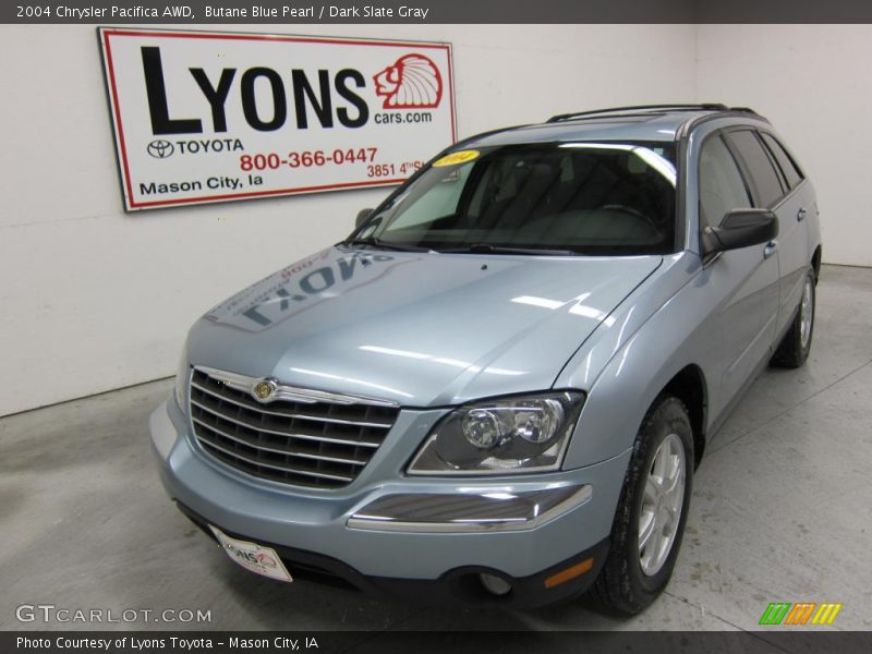 Butane Blue Pearl / Dark Slate Gray 2004 Chrysler Pacifica AWD