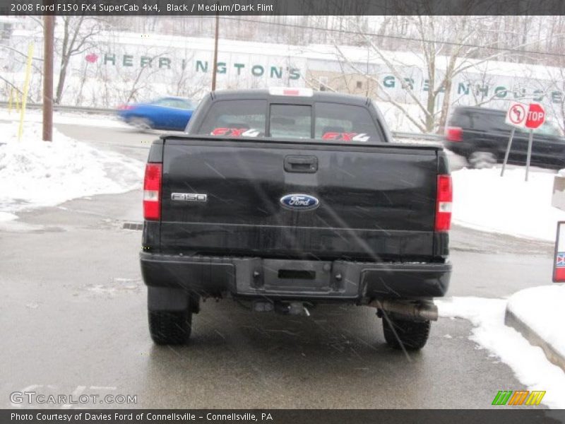 Black / Medium/Dark Flint 2008 Ford F150 FX4 SuperCab 4x4