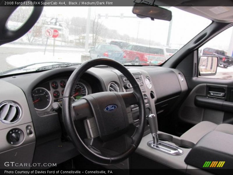 Black / Medium/Dark Flint 2008 Ford F150 FX4 SuperCab 4x4