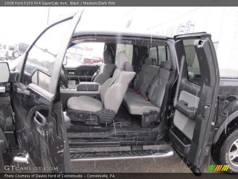 Black / Medium/Dark Flint 2008 Ford F150 FX4 SuperCab 4x4