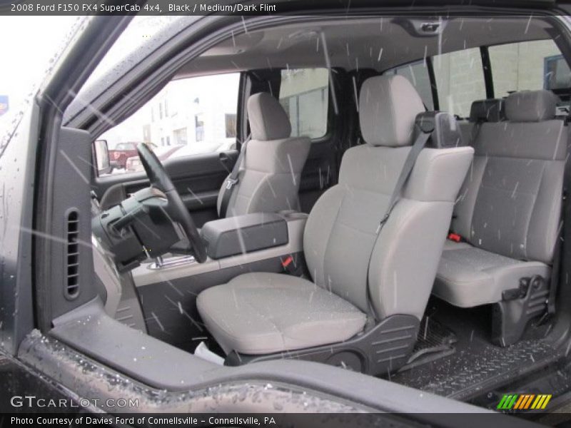 Black / Medium/Dark Flint 2008 Ford F150 FX4 SuperCab 4x4