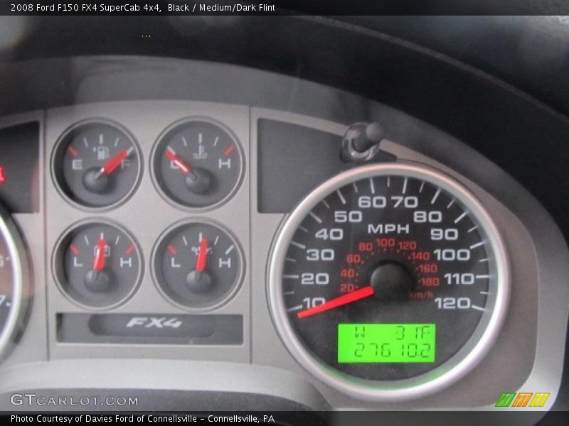 Black / Medium/Dark Flint 2008 Ford F150 FX4 SuperCab 4x4