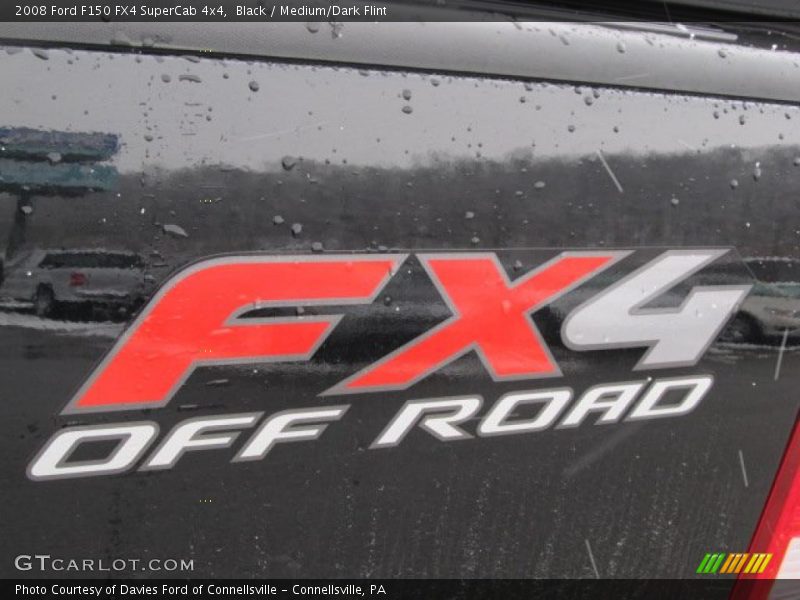 Black / Medium/Dark Flint 2008 Ford F150 FX4 SuperCab 4x4