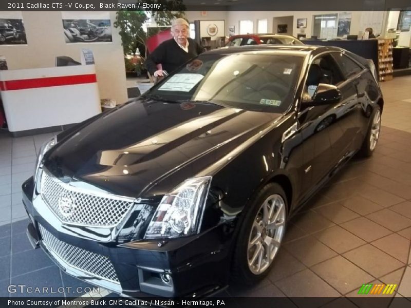 Black Raven / Ebony 2011 Cadillac CTS -V Coupe