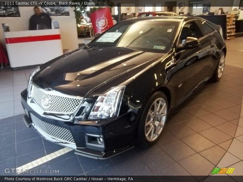 Black Raven / Ebony 2011 Cadillac CTS -V Coupe