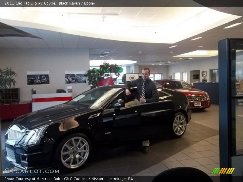 Black Raven / Ebony 2011 Cadillac CTS -V Coupe