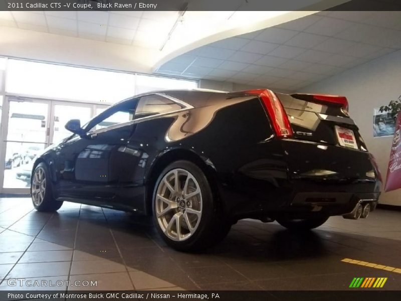 Black Raven / Ebony 2011 Cadillac CTS -V Coupe