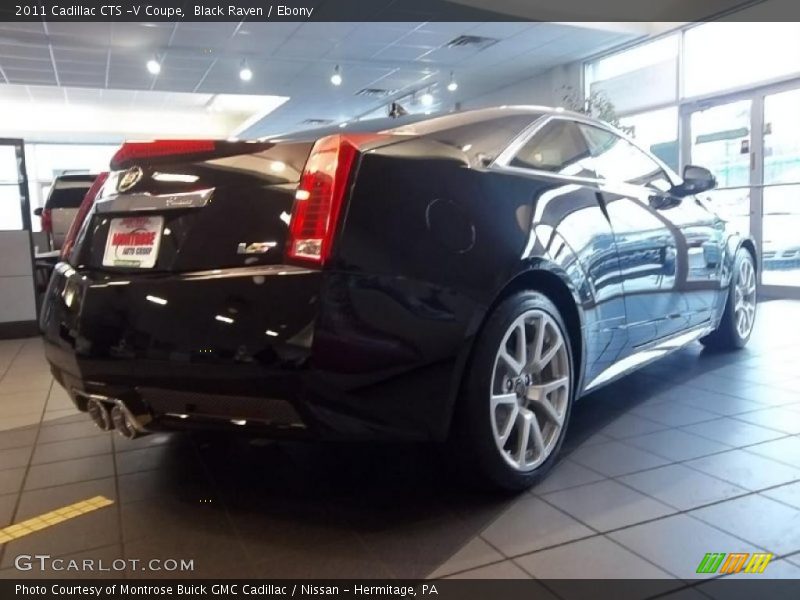 Black Raven / Ebony 2011 Cadillac CTS -V Coupe