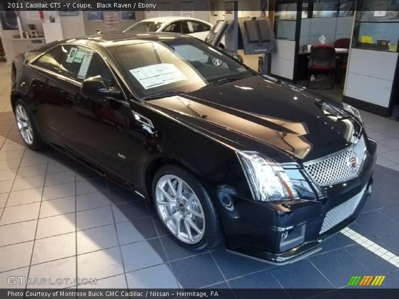 Black Raven / Ebony 2011 Cadillac CTS -V Coupe