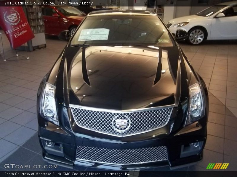 Black Raven / Ebony 2011 Cadillac CTS -V Coupe