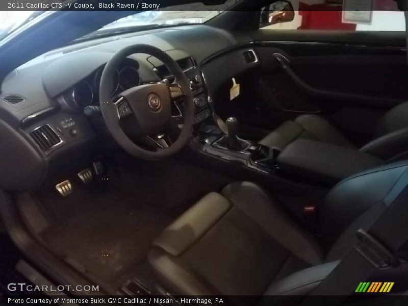 Black Raven / Ebony 2011 Cadillac CTS -V Coupe