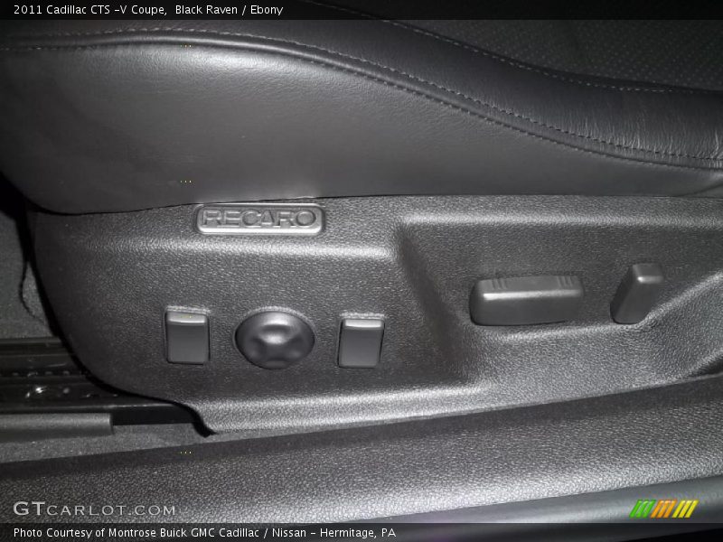 Controls of 2011 CTS -V Coupe