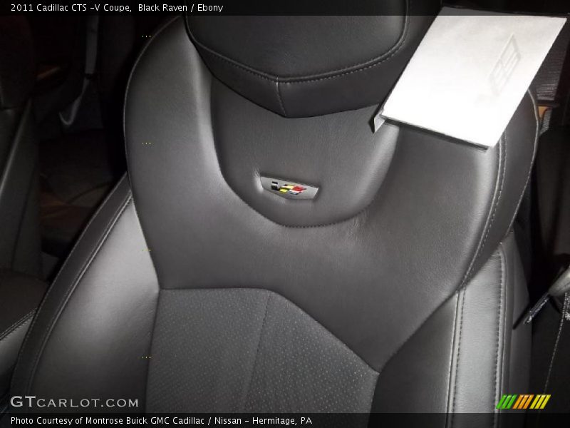 Black Raven / Ebony 2011 Cadillac CTS -V Coupe