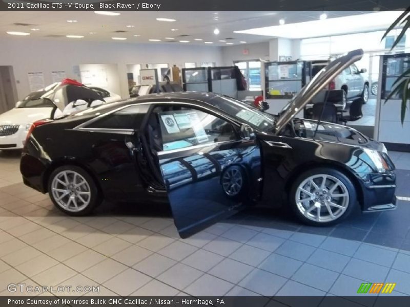 Black Raven / Ebony 2011 Cadillac CTS -V Coupe