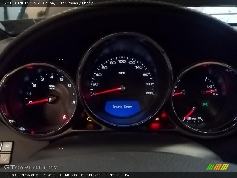  2011 CTS -V Coupe -V Coupe Gauges