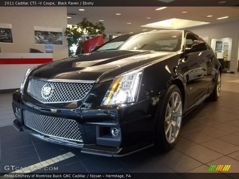 Black Raven / Ebony 2011 Cadillac CTS -V Coupe