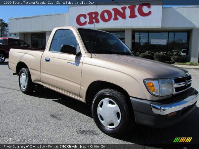 Sierra Beige Metallic / Oak 1999 Toyota Tacoma Regular Cab