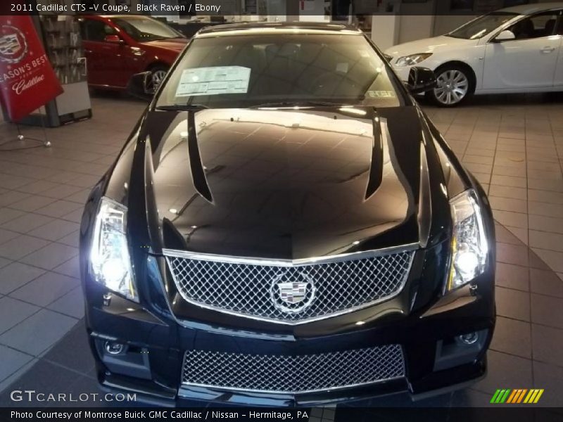 Black Raven / Ebony 2011 Cadillac CTS -V Coupe