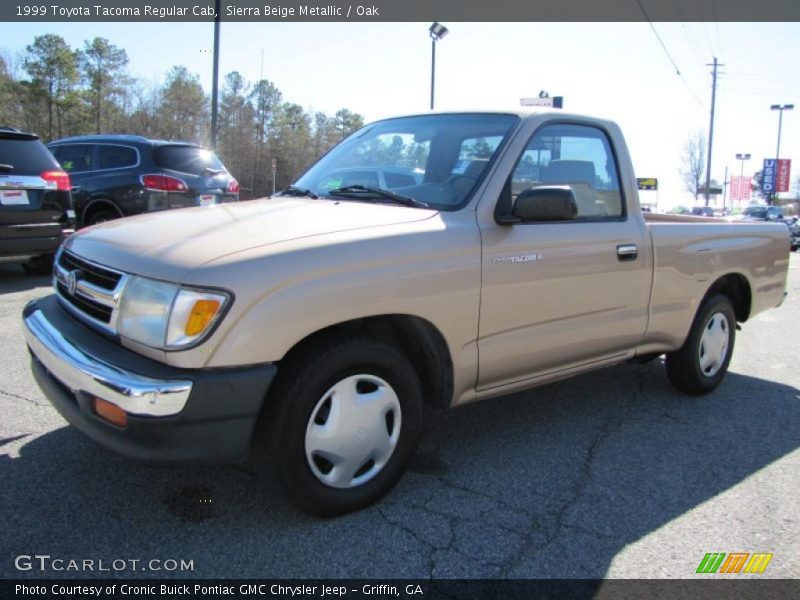 Front 3/4 View of 1999 Tacoma Regular Cab