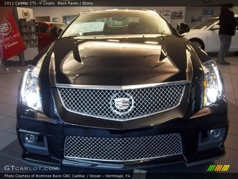 Black Raven / Ebony 2011 Cadillac CTS -V Coupe
