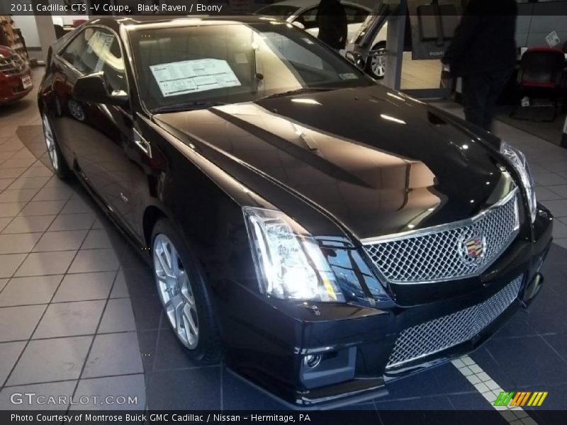 Black Raven / Ebony 2011 Cadillac CTS -V Coupe