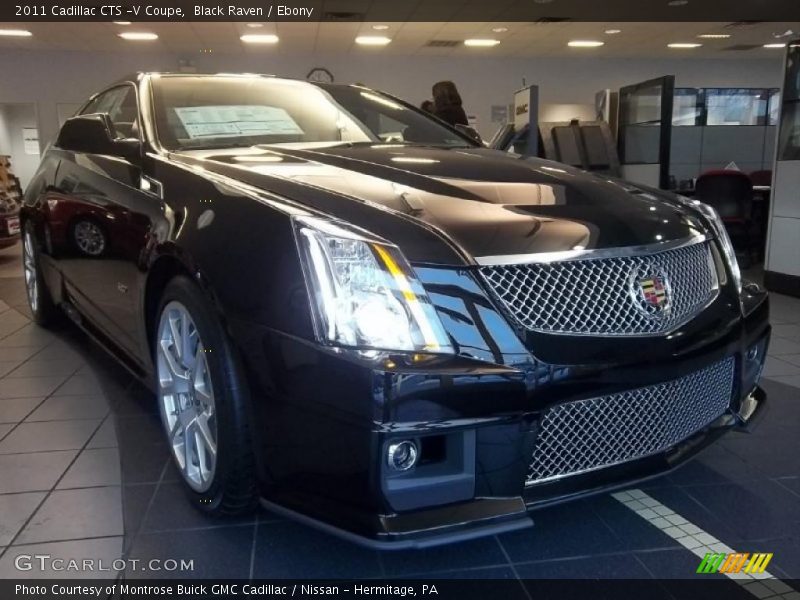 Black Raven / Ebony 2011 Cadillac CTS -V Coupe