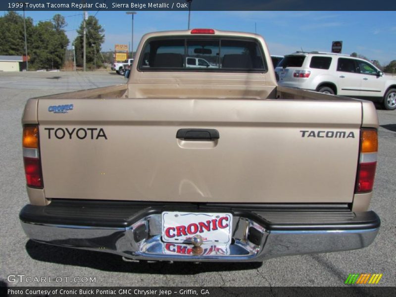 Sierra Beige Metallic / Oak 1999 Toyota Tacoma Regular Cab