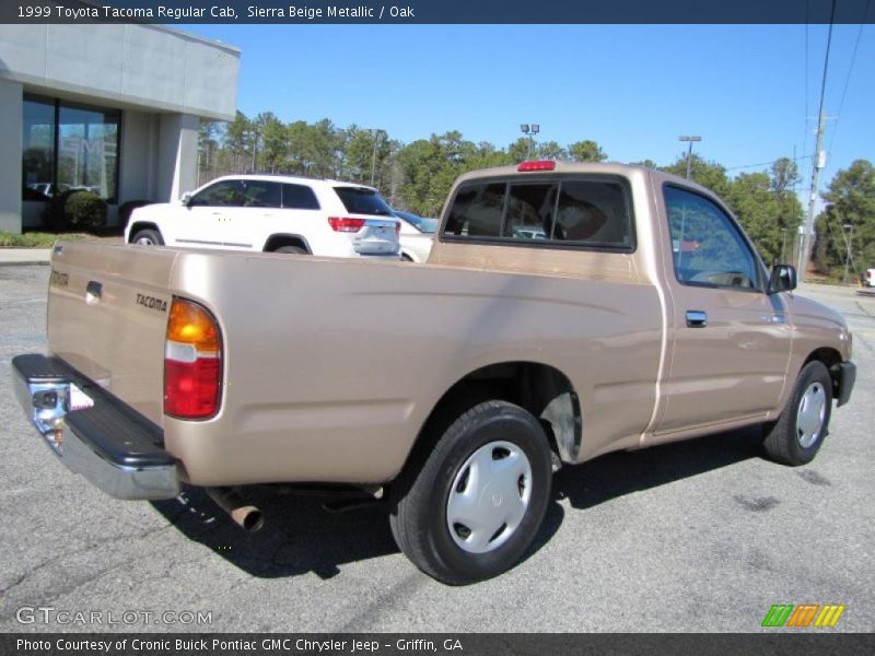 Sierra Beige Metallic / Oak 1999 Toyota Tacoma Regular Cab