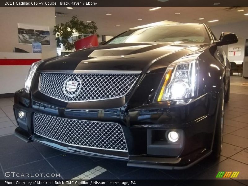 Black Raven / Ebony 2011 Cadillac CTS -V Coupe