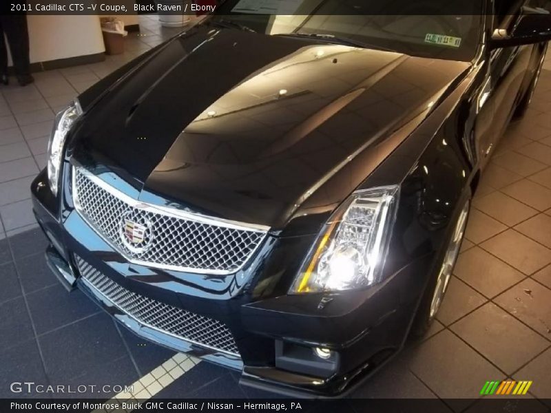 Black Raven / Ebony 2011 Cadillac CTS -V Coupe