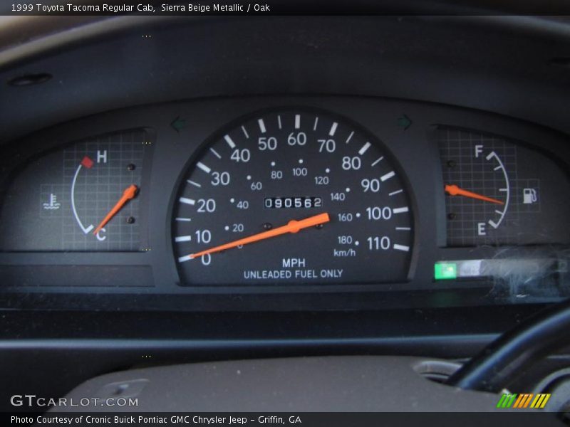  1999 Tacoma Regular Cab Regular Cab Gauges