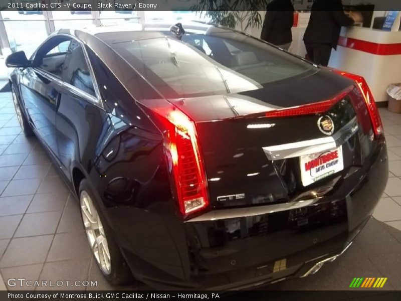 Black Raven / Ebony 2011 Cadillac CTS -V Coupe