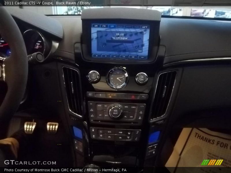 Black Raven / Ebony 2011 Cadillac CTS -V Coupe