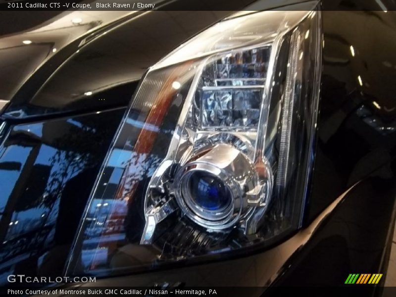 Black Raven / Ebony 2011 Cadillac CTS -V Coupe