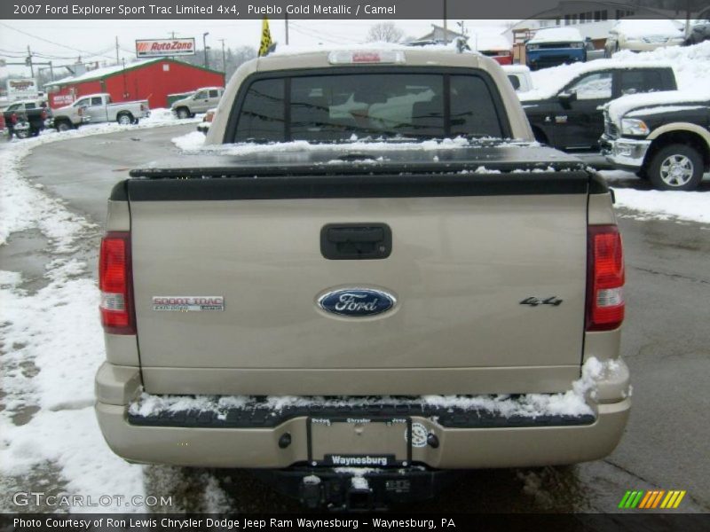 Pueblo Gold Metallic / Camel 2007 Ford Explorer Sport Trac Limited 4x4