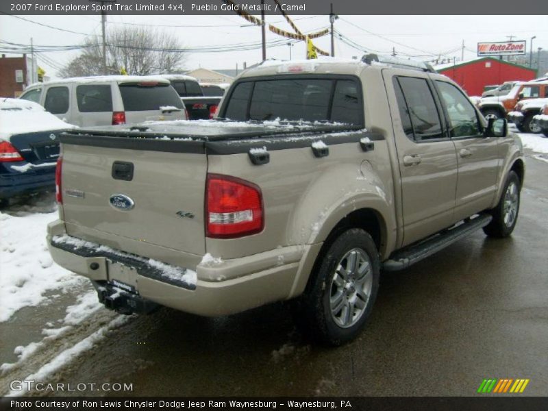 Pueblo Gold Metallic / Camel 2007 Ford Explorer Sport Trac Limited 4x4