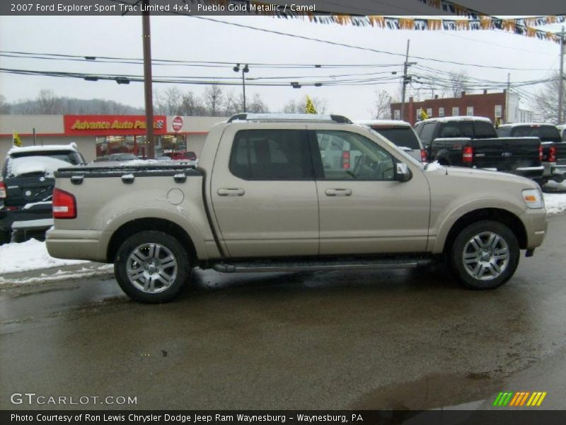 Pueblo Gold Metallic / Camel 2007 Ford Explorer Sport Trac Limited 4x4