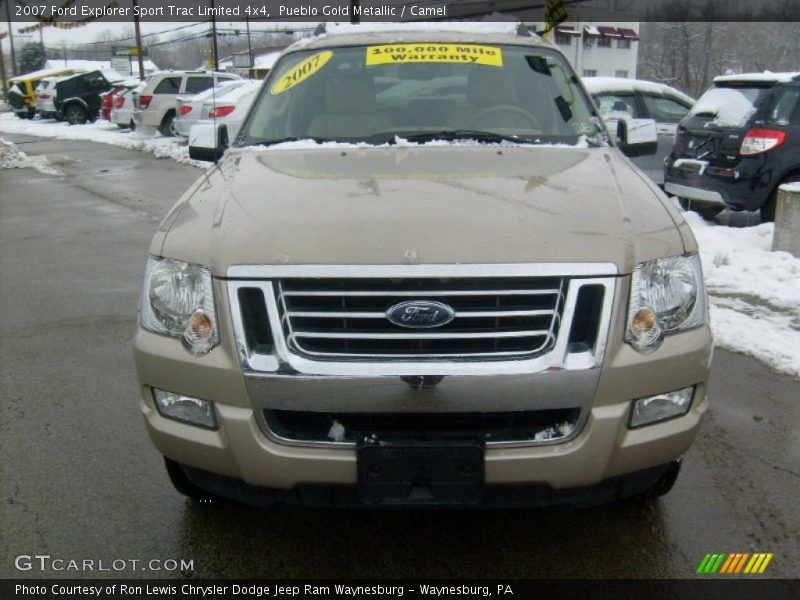 Pueblo Gold Metallic / Camel 2007 Ford Explorer Sport Trac Limited 4x4