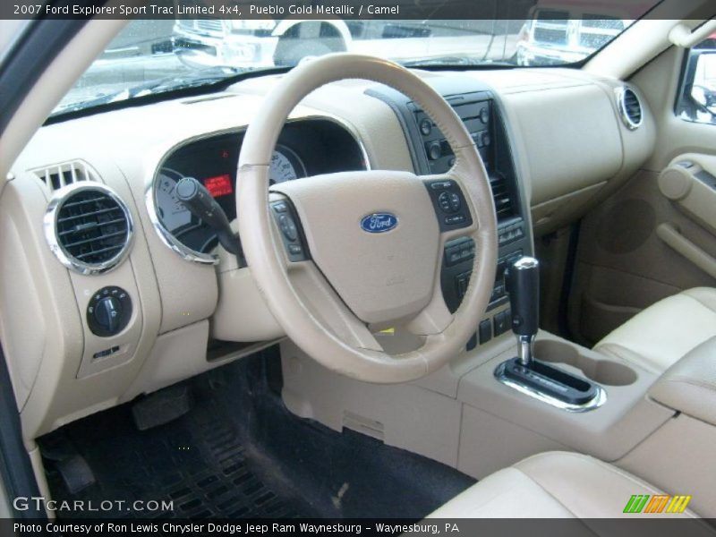 Pueblo Gold Metallic / Camel 2007 Ford Explorer Sport Trac Limited 4x4