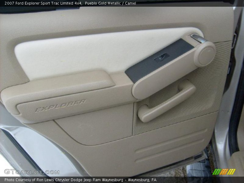 Pueblo Gold Metallic / Camel 2007 Ford Explorer Sport Trac Limited 4x4