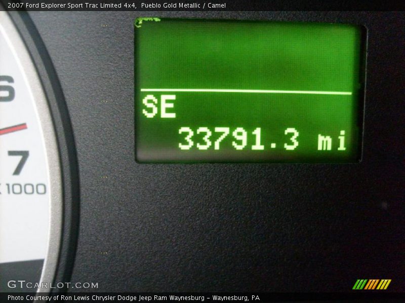 Pueblo Gold Metallic / Camel 2007 Ford Explorer Sport Trac Limited 4x4