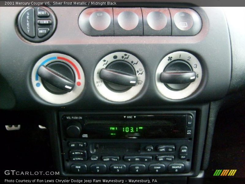 Controls of 2001 Cougar V6