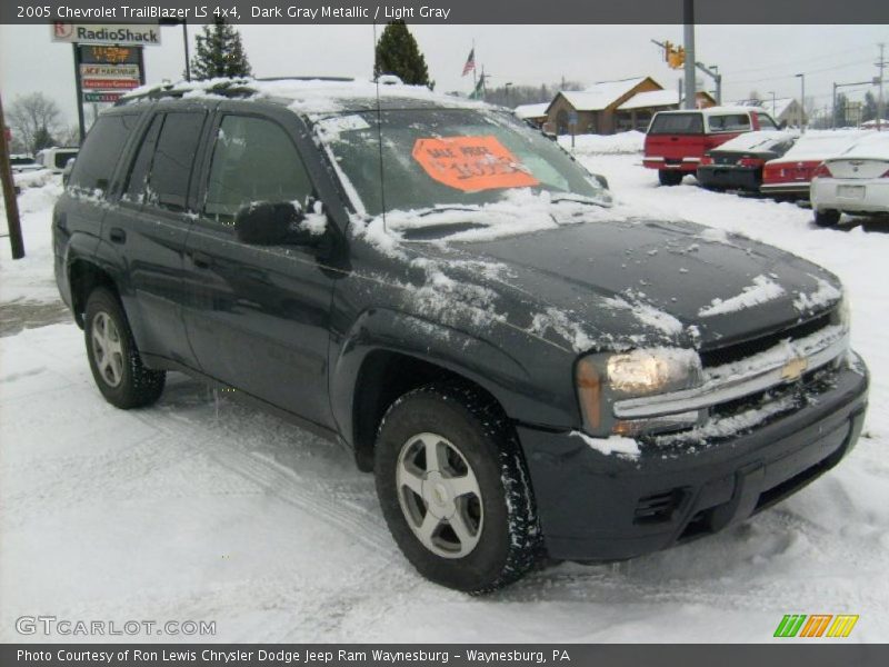 Dark Gray Metallic / Light Gray 2005 Chevrolet TrailBlazer LS 4x4